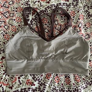 Lululemon size 12 sports bra